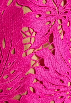 MICHAEL Michael Kors Damen PALM LACE DRESS - Cocktailkleid/festliches Kleid - Cerise -Michael Kors Verkäufe 000029da23eb4084b364c27e2d943482