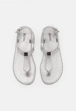 MICHAEL Michael Kors Damen PLATE - Zehentrenner - Silver -Michael Kors Verkäufe 0084125ab9784424a45a6781f57ac8ef