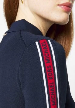 MICHAEL Michael Kors Damen LOGO TAPE SPLIT HEM DRESS - Etuikleid - Midnightblue 15 MICHAEL Michael Kors Damen LOGO TAPE SPLIT HEM DRESS - Etuikleid - Midnightblue -Michael Kors Verkäufe 01b256d6e2b04eb89f0082621f0dfc24