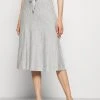 MICHAEL Michael Kors Damen LOGO TAPE MIDI SKIRT - A-Linien-Rock - Pearl Heather 2 MICHAEL Michael Kors Damen LOGO TAPE MIDI SKIRT - A-Linien-Rock - Pearl Heather -Michael Kors Verkäufe 039f6c1fc2b6471eb260390f1f078190