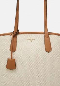 MICHAEL Michael Kors Damen JANE TOTE - Shopping Bag - Natural -Michael Kors Verkäufe 03d4f8e516464fa188a4e2fe7c7702bb