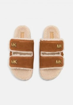 MICHAEL Michael Kors Damen STARK SLIDE - Pantolette Flach - Luggage 13 MICHAEL Michael Kors Damen STARK SLIDE - Pantolette Flach - Luggage -Michael Kors Verkäufe 0518883c74cd4cadb53fb45148efa8f5