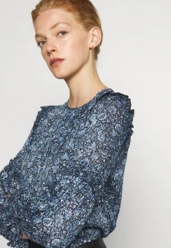 MICHAEL Michael Kors Damen HAPPY HIPPIE - Bluse - Light Blue 11 MICHAEL Michael Kors Damen HAPPY HIPPIE - Bluse - Light Blue -Michael Kors Verkäufe 0682437b64db45488afd818c09d5563e