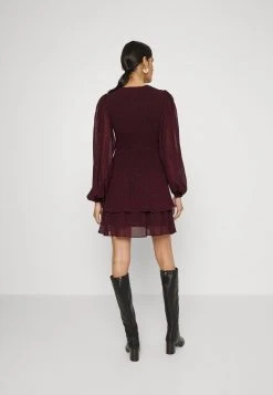 MICHAEL Michael Kors Damen CHEETAH SMOCK MINI - Freizeitkleid - Dark Ruby -Michael Kors Verkäufe 08e15f02ea9d4771b29f69757be40d2c
