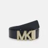 MICHAEL Michael Kors Damen PEBBLE TO LOGO ON PLAQ - Gürtel - Admiral Pale Blue -Michael Kors Verkäufe 0959f98eccba4fb6ad49879655751aaa