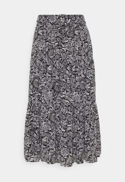 MICHAEL Michael Kors Damen HIPPIE MIDI SKIRT - A-Linien-Rock - Black/white -Michael Kors Verkäufe 0a67f9fb034c4278bc3c1249923cba1d