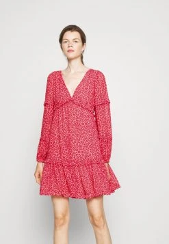 MICHAEL Michael Kors Damen TENTY CHEETAH MINI DRESS - Freizeitkleid - Blush Pink