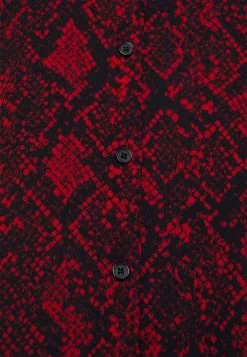 MICHAEL Michael Kors Damen SOFT PYTHON BOW BLOUSE - Hemdbluse - Crimson -Michael Kors Verkäufe 0ba0119f89df49ab9a29997d58fbb4f0