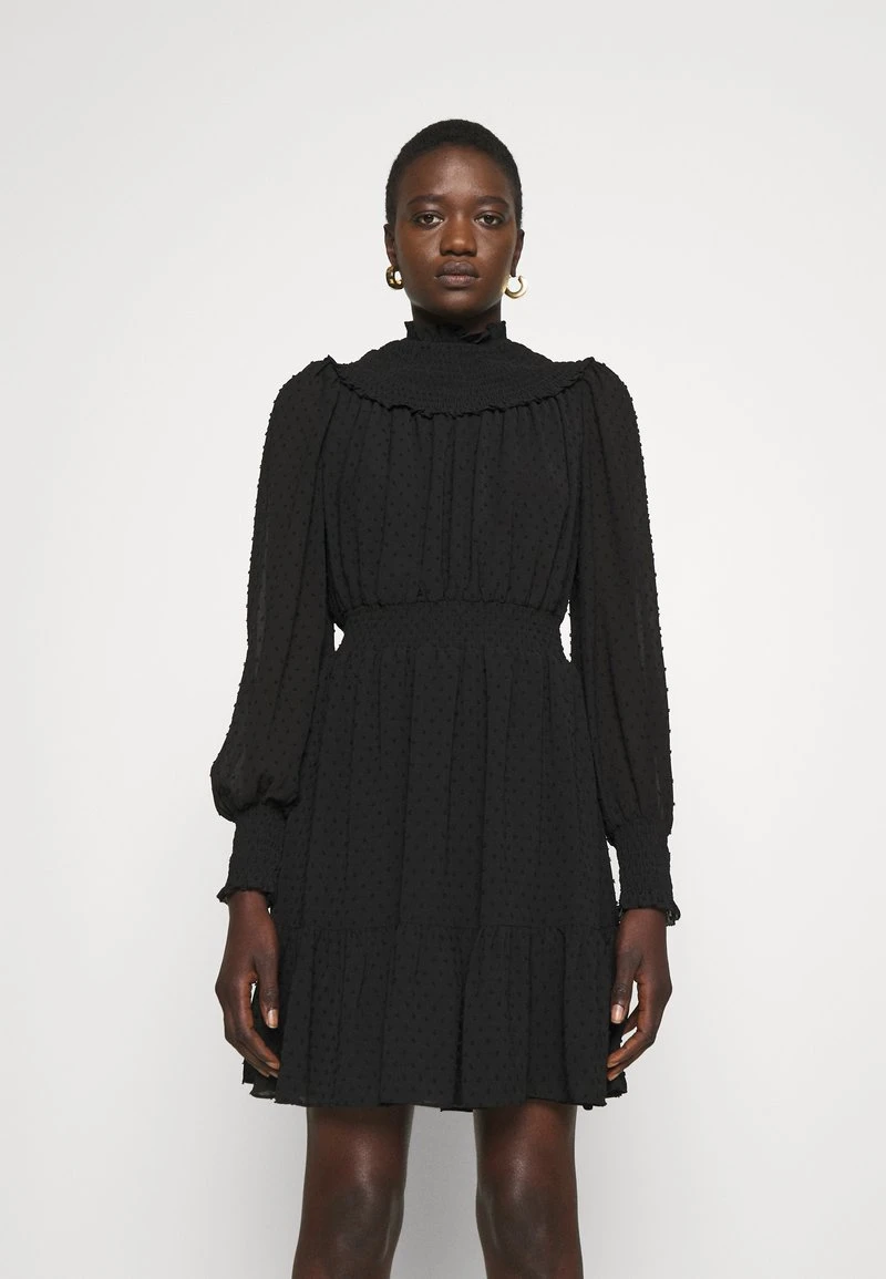 MICHAEL Michael Kors Damen SWISS DOT SMOCKED DRESS - Freizeitkleid - Black 3 MICHAEL Michael Kors Damen SWISS DOT SMOCKED DRESS - Freizeitkleid - Black