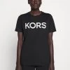 MICHAEL Michael Kors Damen T-Shirt Print - Black/silver -Michael Kors Verkäufe 0d3b3ee50c16472fb1bdb5d1f858f80e