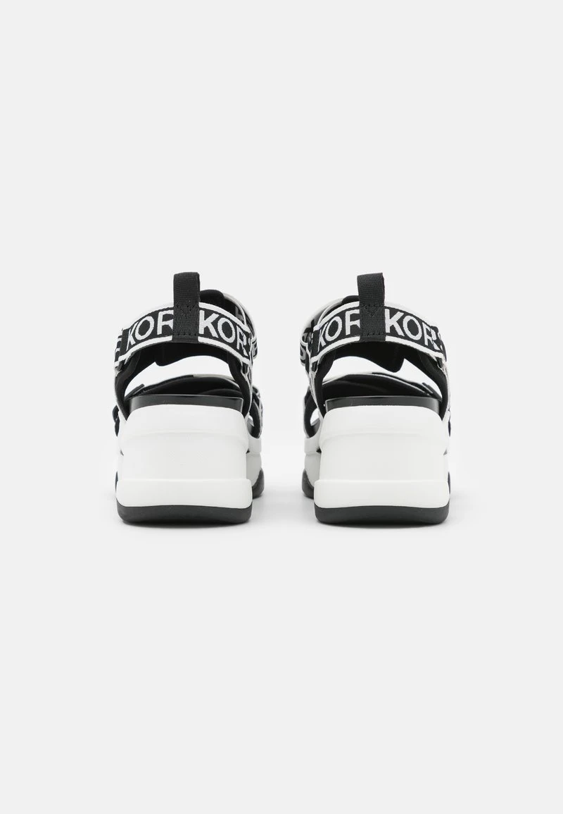 MICHAEL Michael Kors Damen OLYMPIA - Plateausandalette - Black/white 6 MICHAEL Michael Kors Damen OLYMPIA - Plateausandalette - Black/white – Bild 4