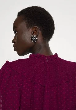 MICHAEL Michael Kors Damen CLIP SMOCKED DRESS - Freizeitkleid - Dark Ruby 14 MICHAEL Michael Kors Damen CLIP SMOCKED DRESS - Freizeitkleid - Dark Ruby -Michael Kors Verkäufe 0dbe72a3199641f5aeb28df871175891