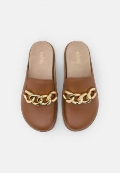 MICHAEL Michael Kors Damen SCARLETT MULE - Pantolette Flach - Luggage -Michael Kors Verkäufe 10dcb52c7ff04476bfa96b19304a329f