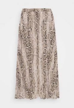 MICHAEL Michael Kors Damen PLEATED SNAKE SKIRT - A-Linien-Rock - Dune -Michael Kors Verkäufe 12f3e30eef414ed0acde8ab816547e5e