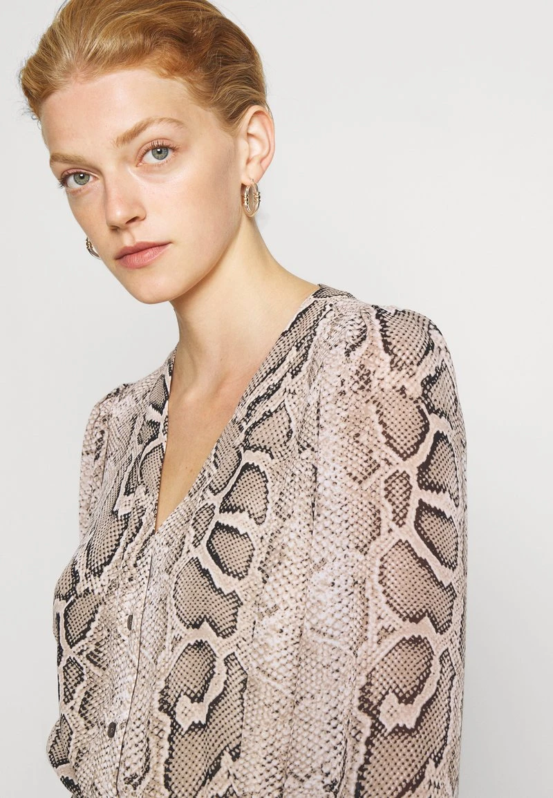 MICHAEL Michael Kors Damen SUPER SNAKE KATE - Blusenkleid - Dune 6 MICHAEL Michael Kors Damen SUPER SNAKE KATE - Blusenkleid - Dune – Bild 4