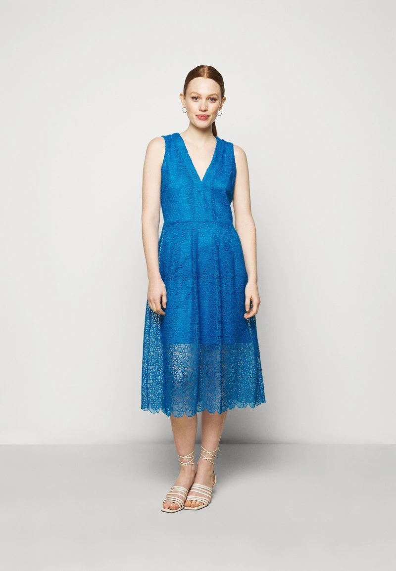 MICHAEL Michael Kors Damen MIDI DRESS - Cocktailkleid/festliches Kleid - Bright Cyan Blue 3 MICHAEL Michael Kors Damen MIDI DRESS - Cocktailkleid/festliches Kleid - Bright Cyan Blue