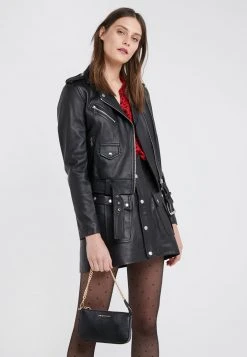 MICHAEL Michael Kors Damen JET SET MEDIUM CHAIN POUCHETTE - Handtasche - Black -Michael Kors Verkäufe 1430a135a3504d798926581500906d52