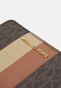 MICHAEL Michael Kors Damen JET CARD CASE - Geldbörse - Brown -Michael Kors Verkäufe 14315b84a124446fb265a620cf455be2