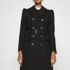 MICHAEL Michael Kors Damen PUFF SLEEVE COAT - Trenchcoat - Black