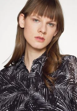 MICHAEL Michael Kors Damen Blusenkleid - White/black -Michael Kors Verkäufe 17f26b99ca144e08b7ed4619272c009f