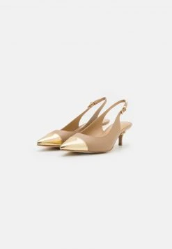 MICHAEL Michael Kors Damen KADENCE TOE CAP KITTEN - Pumps - Camel -Michael Kors Verkäufe 186aaff816a24814bd8986530364193a