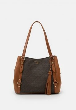 MICHAEL Michael Kors Damen CARRIELG TOTE - Handtasche - Brown -Michael Kors Verkäufe 187258f20cee4ec8b813fceb550e52f1