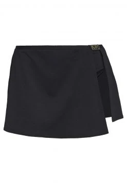 MICHAEL Michael Kors Damen LOGO SOLIDS SKIRT BOTTOM - Bikini-Hose - Black -Michael Kors Verkäufe 1b46da971ac3477ea69a57628e77fc2a