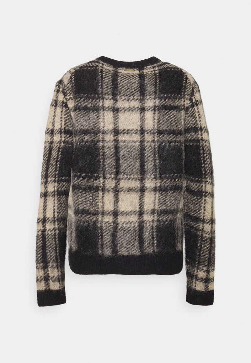 MICHAEL Michael Kors Damen BRUSHED PLAID CROP - Strickpullover - Khaki 4 MICHAEL Michael Kors Damen BRUSHED PLAID CROP - Strickpullover - Khaki – Bild 2