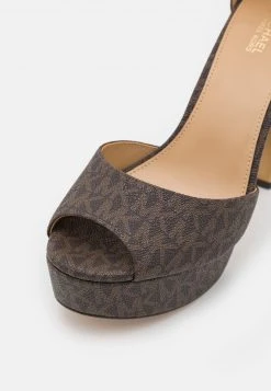 MICHAEL Michael Kors Damen PORTER ANKLE STRAP - High Heel Sandalette - Brown -Michael Kors Verkäufe 1d19ea5d9ccd40578f8a7b351c7d6a18