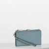 MICHAEL Michael Kors Damen JET SET - Clutch - Pale Blue -Michael Kors Verkäufe 214ea357275143a18a98fac7a64e83a6