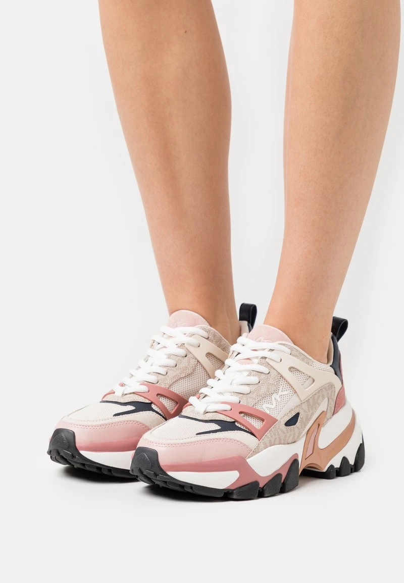 MICHAEL Michael Kors Damen NICK TRAINER - Sneaker Low - Cream/multi-coloured 2 MICHAEL Michael Kors Damen NICK TRAINER - Sneaker Low - Cream/multi-coloured