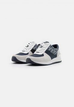MICHAEL Michael Kors Damen ALLIE TRAINER - Sneaker Low - Navy/optic White -Michael Kors Verkäufe 2206106214de49cf847d43b92cff11d8
