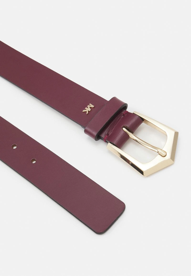 MICHAEL Michael Kors Damen BELT - Gürtel - Dark Berry/gold-coloured 4 MICHAEL Michael Kors Damen BELT - Gürtel - Dark Berry/gold-coloured – Bild 2