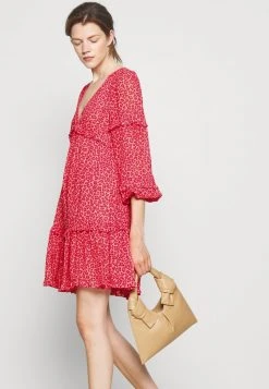 MICHAEL Michael Kors Damen TENTY CHEETAH MINI DRESS - Freizeitkleid - Blush Pink -Michael Kors Verkäufe 22f9d4e702534cba80262cb3ed2585db