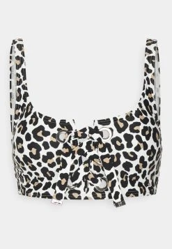 MICHAEL Michael Kors Damen LEOPARD UP BRALETTE - Bikini-Top - Khaki -Michael Kors Verkäufe 23a0501b9b05461b85eac4aae91e3c7e