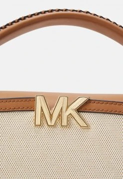 MICHAEL Michael Kors Damen KARLIE SATCHEL - Handtasche - Natural -Michael Kors Verkäufe 24f6928428ba4affb85b39bc99a805ba
