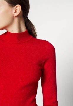 MICHAEL Michael Kors Damen ECO MOCK - Strickkleid - Crimson -Michael Kors Verkäufe 257b84e23973413ca8ee8cb515dcf484