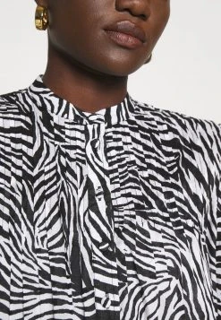 MICHAEL Michael Kors Damen LAWN ZEBRA MINI - Blusenkleid - White/black -Michael Kors Verkäufe 25c20fb37f934078b21b911cf72002a4