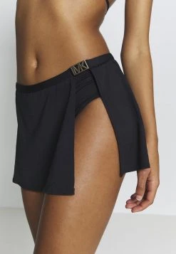 MICHAEL Michael Kors Damen LOGO SOLIDS SKIRT BOTTOM - Bikini-Hose - Black -Michael Kors Verkäufe 2a7f4916c8c24c7da5f9c7bec7816393