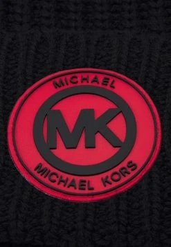 MICHAEL Michael Kors Damen CHUNKY FOLD OVER HAT - Mütze - Black -Michael Kors Verkäufe 2aabce6598f4484a98322f8f2f929617