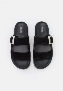 MICHAEL Michael Kors Damen GISELLE SLIDE - Pantolette Flach - Black -Michael Kors Verkäufe 2c1cfd37ce7f4bbe816e4bf0508a37d9