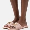 MICHAEL Michael Kors Damen HAYWORTH SLIDE - Pantolette Flach - Fawn