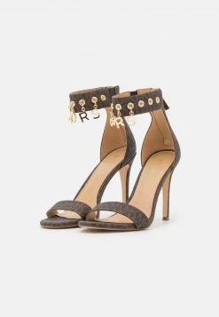 MICHAEL Michael Kors Damen KELLI - High Heel Sandalette - Brown -Michael Kors Verkäufe 2d9dd13823b14490aa4bdb329b32c686