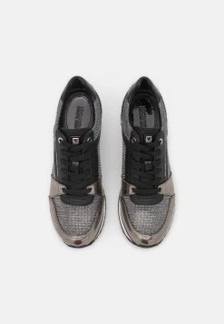 MICHAEL Michael Kors Damen BILLIE TRAINER - Sneaker Low - Anthracite -Michael Kors Verkäufe 2f53d033e23d43799329e62b643cd7da