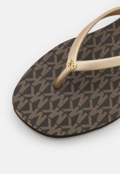 MICHAEL Michael Kors Damen JINX - Zehentrenner - Brown/gold -Michael Kors Verkäufe 3119437e26b34dbcb1cf46f1ca6f6842