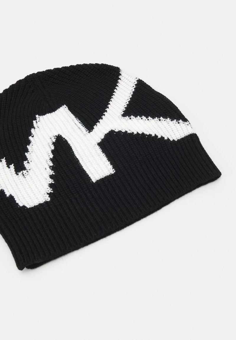 MICHAEL Michael Kors Damen LOGO BEANIE - Mütze - Black/white 5 MICHAEL Michael Kors Damen LOGO BEANIE - Mütze - Black/white – Bild 3