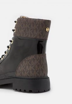 MICHAEL Michael Kors Damen ALISTAIR BOOTIE - Schnürstiefelette - Black/brown -Michael Kors Verkäufe 325e8fe9ee894421b55284c38e4fc7b9