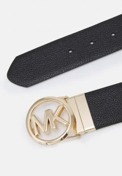 MICHAEL Michael Kors Damen REVERSIBLE BELT - Gürtel - Black/luggage/gold-coloured -Michael Kors Verkäufe 332b644a84c14b6f9ac3f9313dd2166a