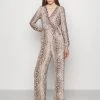MICHAEL Michael Kors Damen SUPER SNAKE WRAP - Jumpsuit - Dune -Michael Kors Verkäufe 3379ae283a5a4ec281d4c492fd2e4563