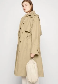 MICHAEL Michael Kors Damen Trenchcoat - Khaki -Michael Kors Verkäufe 34d63ab90d824798b8ed096c60496de3